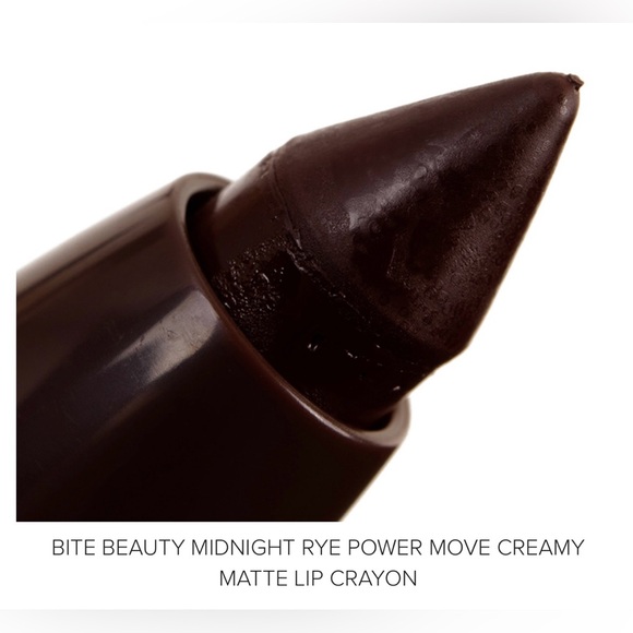 Bite Beauty-Power Move-Creamy Matte-Lip Crayon-Midnight Rye-NWB - Picture 5 of 8
